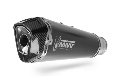 Piese moto - Sistem de evacuare complet 1x1 MIVV DELTA RACE A.022.LDRB Negru