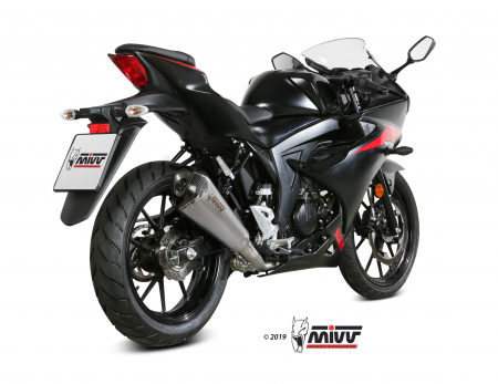 Sistem de evacuare complet 1x1 MIVV DELTA RACE S.055.LDRX Stainless Steel / Carbon cap [2]