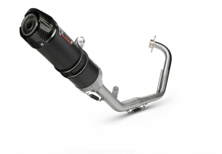 Piese moto - Sistem de evacuare complet 1x1 MIVV GP Y.030.L2SC Carbon with carbon cap
