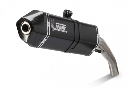 Piese moto - Sistem de evacuare complet 1x1 MIVV SPEED EDGE O.003.LRB Steel Black