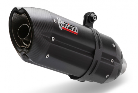 Piese moto - Sistem de evacuare complet 1x1 MIVV SUONO H.060.L9 negru otel