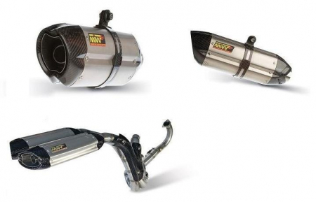 Piese moto - Sistem de evacuare complet 1x1 MIVV SUONO KT.015.L7 Otel inoxidabil / Capac Carbon