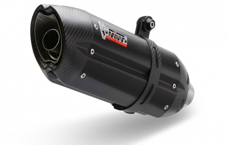 Piese moto - Sistem de evacuare complet 1x1 MIVV SUONO S.055.L9 negru otel