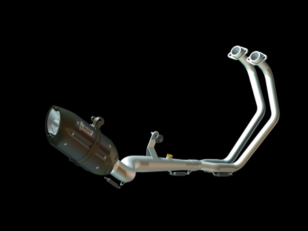 Piese moto - Sistem de evacuare complet 1x1 MIVV SUONO X.YA.0008.S9 Steel Black