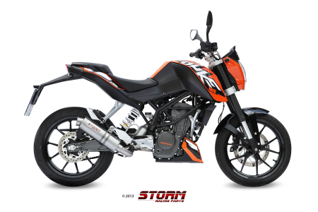 Sistem de evacuare complet 1x1 STORM GP 74.KT.009.LXS otel inoxidabil [1]