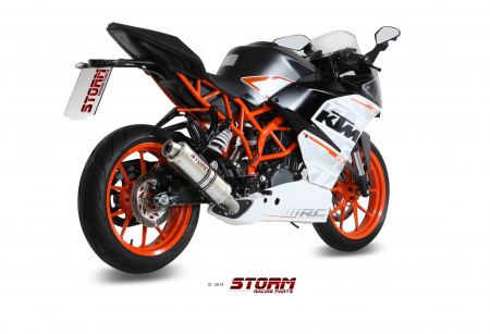 Sistem de evacuare complet 1x1 STORM GP 74.KT.015.LXS otel inoxidabil [2]