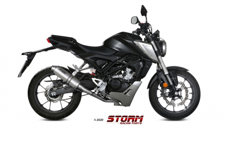 Sistem de evacuare complet 1x1 STORM GP H.074.LXS otel inoxidabil [1]
