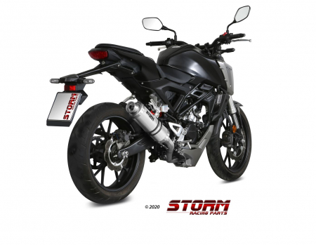 Sistem de evacuare complet 1x1 STORM GP H.074.LXS otel inoxidabil [2]
