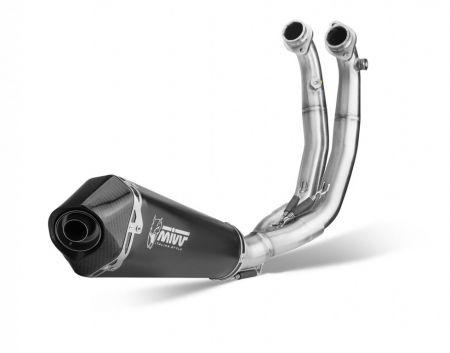 Piese moto - Sistem de evacuare complet 2x1 MIVV DELTA RACE A.014.LDRB Negru