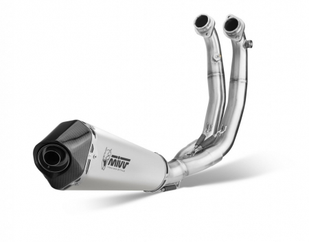 Piese moto - Sistem de evacuare complet 2x1 MIVV DELTA RACE A.014.LDRX otel inoxidabil