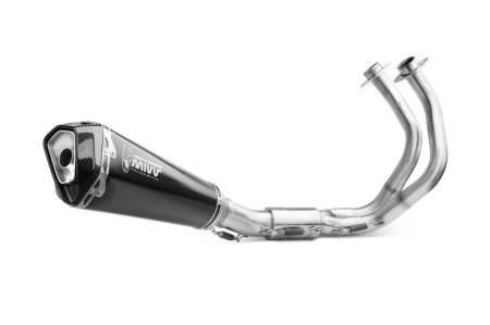 Piese moto - Sistem de evacuare complet 2x1 MIVV DELTA RACE K.057.KDRB Negru