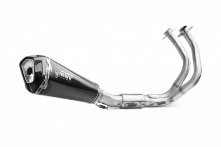 Piese moto - Sistem de evacuare complet 2x1 MIVV DELTA RACE K.057.LDRB Negru