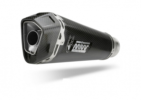 Piese moto - Sistem de evacuare complet 2x1 MIVV DELTA RACE X.AP.0001.SDRC Carbon