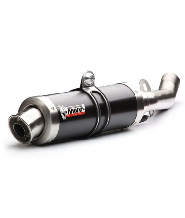 Piese moto - Sistem de evacuare complet 2x1 MIVV GP Steel Black d105