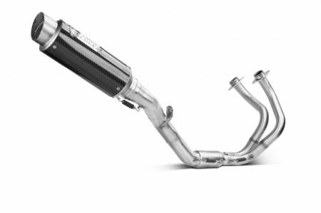 Piese moto - Sistem de evacuare complet 2x1 MIVV GPpro K.058.L2P Carbon