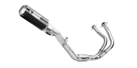 Piese moto - Sistem de evacuare complet 2x1 MIVV MK3 K.058.SM3C Carbon