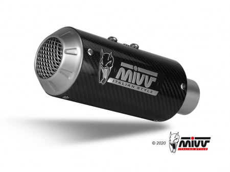 Piese moto - Sistem de evacuare complet 2x1 MIVV MK3 X.YA.0008.SM3C Carbon