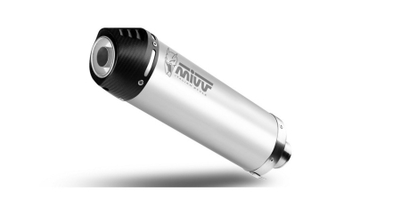 Piese moto - Sistem de evacuare complet 2x1 MIVV OVAL K.057.K4C Titanium with carbon cap