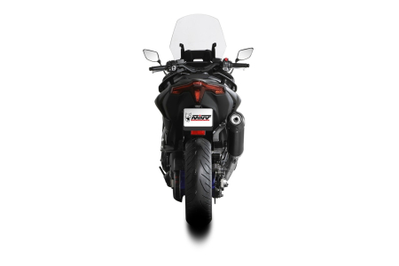 Sistem de evacuare complet 2x1 MIVV OVAL Y.080.KVC Black with carbon cap [3]