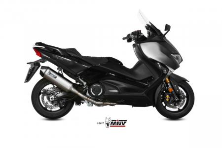 Sistem de evacuare complet 2x1 MIVV SPEED EDGE Y.061.LRX Stainless Steel / Carbon cap [2]