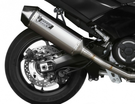 Piese moto - Sistem de evacuare complet 2x1 MIVV SPEED EDGE Y.061.LRX Stainless Steel / Carbon cap