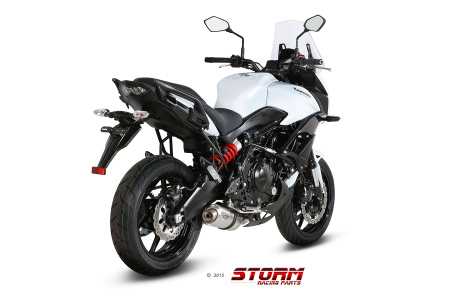 Sistem de evacuare complet 2x1 STORM OVAL 74.K.041.LX1 otel inoxidabil [2]