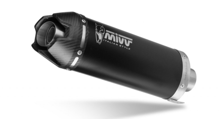 Piese moto - Sistem de evacuare complet 4x2x1 MIVV AK-1 H.096.LZK Black with carbon cap