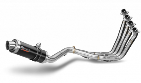 Piese moto - Sistem de evacuare complet 4x2x1 MIVV GP H.055.LXB Steel Black d105