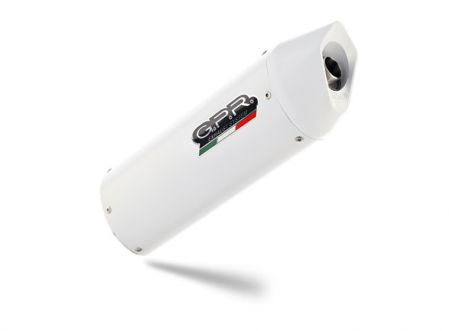 Piese moto - Sistem de evacuare complet GPR ALBUS CERAMIC CO.KTM.43.1.ALB White glossy including removable db killer