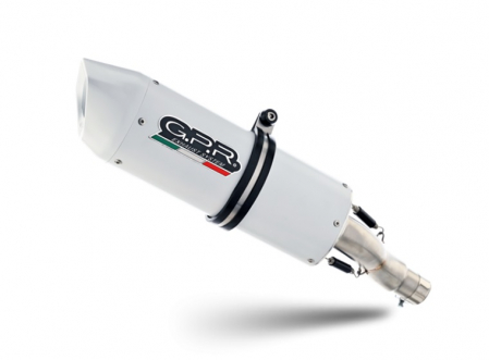 Sistem de evacuare complet GPR ALBUS EVO4 E5.CO.K.187.CAT.ALBE5 White glossy including removable db killer and catalyst [1]