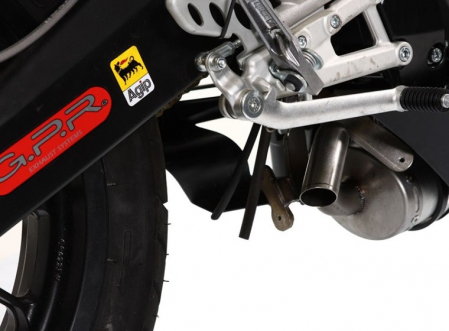 Piese moto - Sistem de evacuare complet GPR ALLUMINIO GHOST DB.26.AO Silver Anodized including removable db killer and catalyst