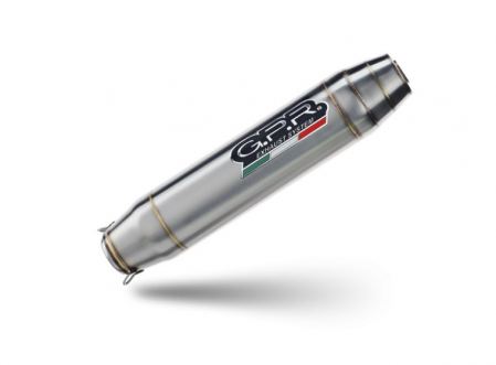 Piese moto - Sistem de evacuare complet GPR DEEPTONE CO.H.249.DE Brushed Stainless steel including removable db killer