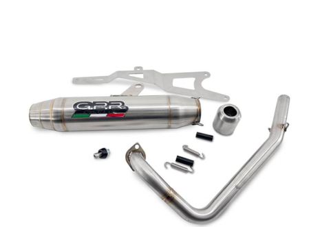 Sistem de evacuare complet GPR DEEPTONE INOX CO.H.270.DE Brushed Stainless steel including removable db killer [6]