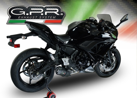 Sistem de evacuare complet GPR FURORE NERO E5.CO.K.161.1.CAT.FUNE Matte Black including removable db killer and catalyst [5]