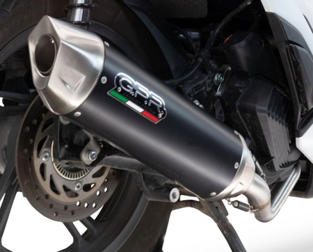 Piese moto - Sistem de evacuare complet GPR FURORE-X SCOOTER PI.6.CAT.FXSC Matte Black including removable db killer and catalyst