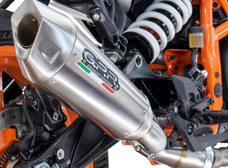 Piese moto - Sistem de evacuare complet GPR GPR-REVO CO.K.198.CAT.GPRTIT Brushed Titanium including full line,db killer and catalyst compliant for inspection