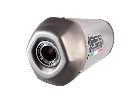Piese moto - Sistem de evacuare complet GPR Pentacross Inox PNT.MX.72.1.FS.IO Brushed Stainless steel including removable db killer/spark arrestor