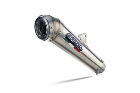 Piese moto - Sistem de evacuare complet GPR POWERCONE EVO E5.CO.K.172.2.CAT.PCEV Brushed Stainless steel including removable db killer and catalyst