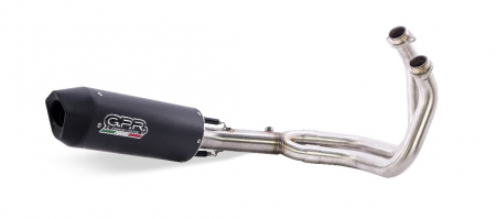 Sistem de evacuare complet GPR ROAD-STRADA E5.Y.337.3.CAT.FUNE Matte Black including removable db killer and catalyst [1]