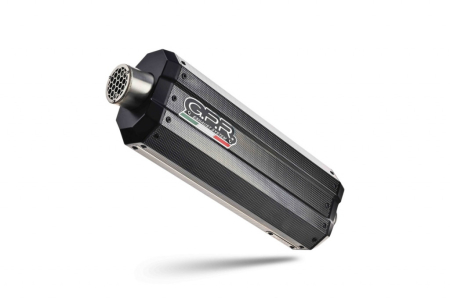 Piese moto - Sistem de evacuare complet GPR SONIC POPPY KT.106.SOPO Brushed Stainless steel including removable db killer and catalyst