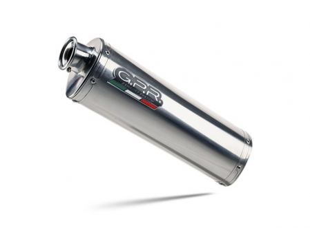 Piese moto - Sistem de evacuare complet GPR TRIOVAL CO.Y.123.3.TRI Polished Stainless Steel including removable db killer