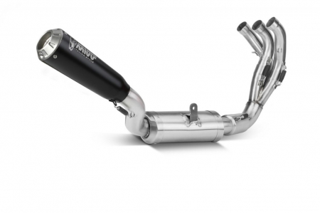 Piese moto - Sistem de evacuare complet MIVV X-M1 Y.066.LC4B Black Stainless Steel