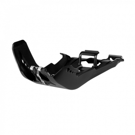 Piese moto - Skid Plate POLISPORT 8475300001 with link protector Negru
