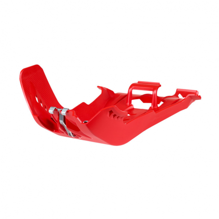 Piese moto - Skid Plate POLISPORT 8475300002 with link protector Rosu