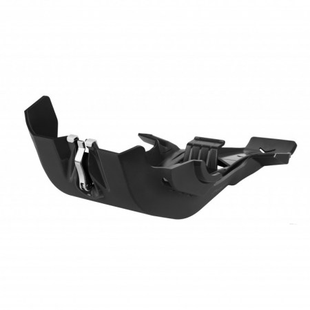 Piese moto - Skid Plate POLISPORT 8476400001 with link protector Negru