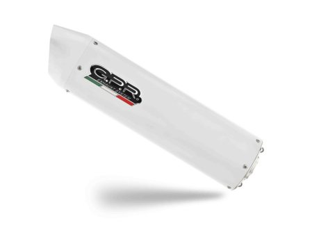 Slip-on exhaust GPR ALBUS CERAMIC H.248.RACEDB.ALB White glossy including link pipe and removable dbkiller [4]