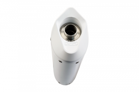 Slip-on exhaust GPR ALBUS CERAMIC KTM.CAT.43.1.ALB White glossy including removable db killer, link pipe and catalyst [3]