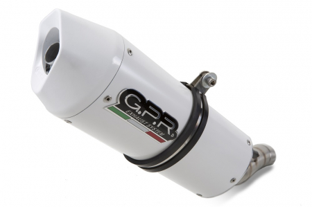 Sistem de evacuare complet GPR ALBUS EVO4 E4.D.132.CAT.ALB White glossy including removable db killer and catalyst [1]