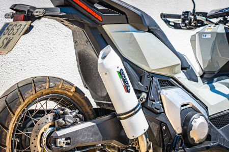 Slip-on exhaust GPR ALBUS EVO4 HON.269.ALBE5 White glossy including removable db killer and link pipe [3]