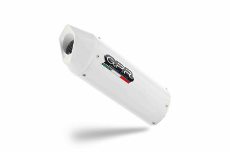 Slip-on exhaust GPR ALBUS EVO4 E5.D.137.3.CAT.ALB White glossy including removable db killer, link pipe and catalyst [3]